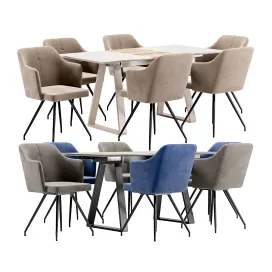 Sling Dining Chair Detroit Table
